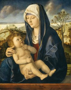 Madonna a dítě v krajině, c. 14901500. od Giovanni Bellini