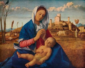 Madonna z louky, c1500 od Giovanni Bellini