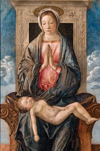 Madonna se spícím dítětem, Giovanni Bellini, kolem roku 1470. od Giovanni Bellini