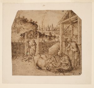 Narození Páně, 1480 circa od Giovanni Bellini