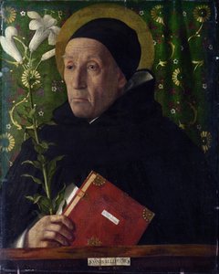 Portrét Fra Teodora z Urbina jako svatého Dominika od Giovanni Bellini
