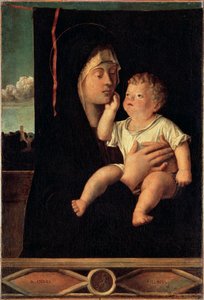 Panna a dítě, 15. nebo začátek 16. století od Giovanni Bellini