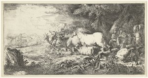 Noemova archa od Giovanni Benedetto Castiglione