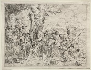 Laban Hledání idolů v Rachels Baggage, c. 1635. od Giovanni Benedetto Castiglione