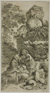 Melancholie od Giovanni Benedetto Castiglione