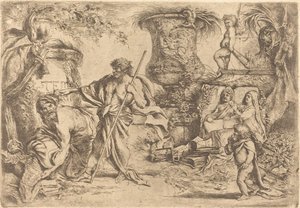 Dočasnost Věčnost od Giovanni Benedetto Castiglione