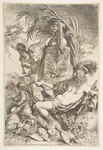Génius Castiglione, ca. 1645-47 publikováno 1648. od Giovanni Benedetto Castiglione
