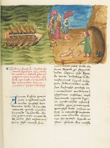 Dekameron, Beritola - Corrado II di Villafranca objevuje Beritolu , Druhý den, povídka 6. od Giovanni Boccaccio