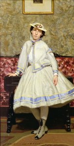 Alaide oblečená v bílém od Giovanni Boldini