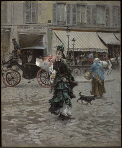 Přecházet ulici od Giovanni Boldini