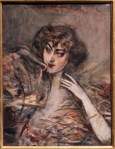 Čelní portrét od Giovanni Boldini