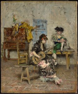 Kytarista od Giovanni Boldini