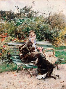 Hyde park (olej na plátně od Giovanni Boldini