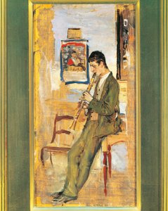 Itálie, Clarino Player od Giovanni Boldini