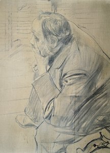 Portrét Edgara Degase od Giovanniho Boldiniho (1842-1931) Uhel na plátně, 605x46 cm, cca 1885 od Giovanni Boldini
