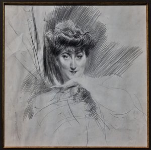 Portrét madame Veil Picard od Giovanni Boldini