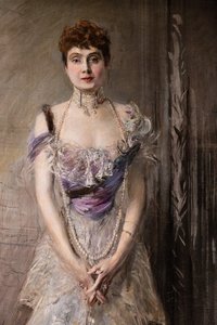Princezna Eulalia Španělská, detail od Giovanni Boldini