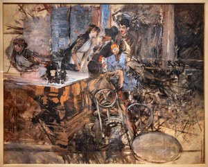 Bar v Folies Bergère od Giovanni Boldini