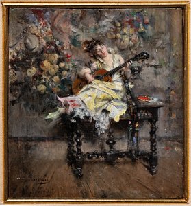 Kytarista od Giovanni Boldini