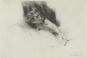 Whistler spí od Giovanni Boldini