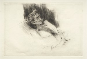 Whistler Spící, 1897. od Giovanni Boldini