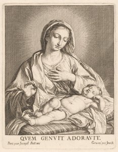 Panna a spící dítě od Giovanni Bottani, after Giuseppe Bottani