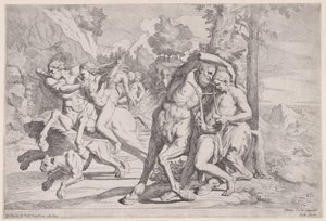 Achilleovo vzdělání, 1650-55. od Giovanni Cesare Testa