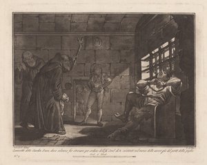 "Giardin Scuro" pro popravy škrtením od Giovanni De Pian, after Francesco Galimberti