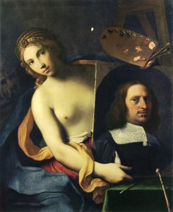 Alegorie malby od Giovanni Domenico Cerrini