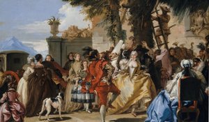 Tanec na venkově, ca. 1755. od Giovanni Domenico Tiepolo