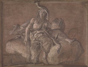 Afrika. od Giovanni Domenico Tiepolo