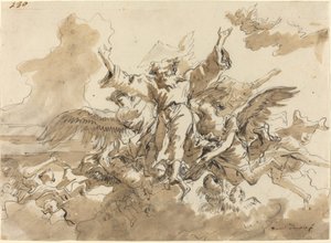 Stvoření vesmíru od Giovanni Domenico Tiepolo