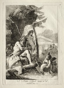 Říční postavy od Giovanni Domenico Tiepolo
