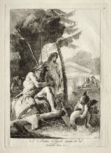 Říční postavy. od Giovanni Domenico Tiepolo