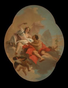 Flora a Zephyr od Giovanni Domenico Tiepolo