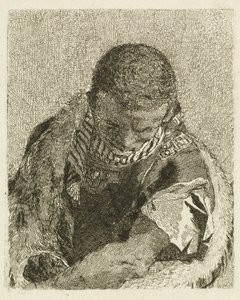Vedoucí vřesoviště se ohýbá vpřed od Giovanni Domenico Tiepolo