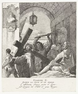 Kristus nese kříž od Giovanni Domenico Tiepolo