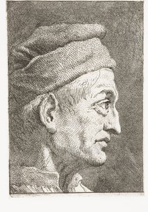Muž s čepicí od Giovanni Domenico Tiepolo