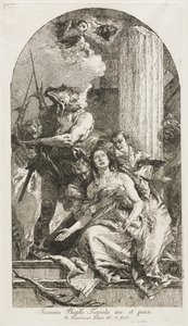 Umučení svaté Agáty od Giovanni Domenico Tiepolo
