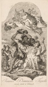 Umučení svatého Štěpána. od Giovanni Domenico Tiepolo