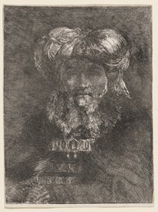 Stařec ve stylu Rembrandta od Giovanni Domenico Tiepolo