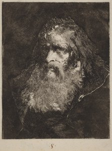 Starý muž s holou hlavou od Giovanni Domenico Tiepolo