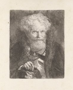 Starý muž s helmou, z Raccolta di Teste (Sbírka hlav) od Giovanni Domenico Tiepolo