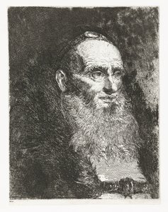 Starý muž Sbírka hlav (název série) Raccolta di Teste (název série) od Giovanni Domenico Tiepolo