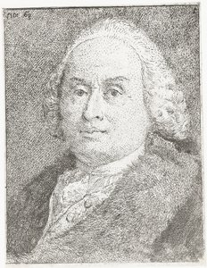 Portrét Giovanniho Battisty Tiepola od Giovanni Domenico Tiepolo