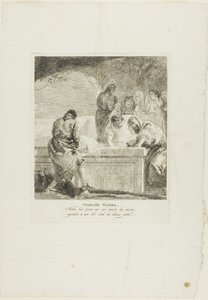 Pohřbívání, čtrnáctá deska z křížové cesty od Giovanni Domenico Tiepolo
