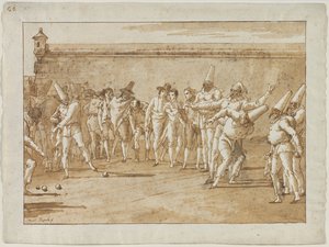 The Game of Bowls od Giovanni Domenico Tiepolo