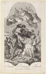 Kamenování svatého Štěpána od Giovanni Domenico Tiepolo