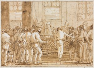 Zkouška od Giovanni Domenico Tiepolo