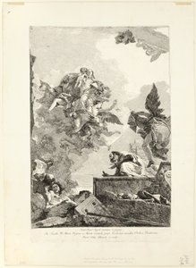 Panna se zjevuje sv. Šimonu Stockovi od Giovanni Domenico Tiepolo